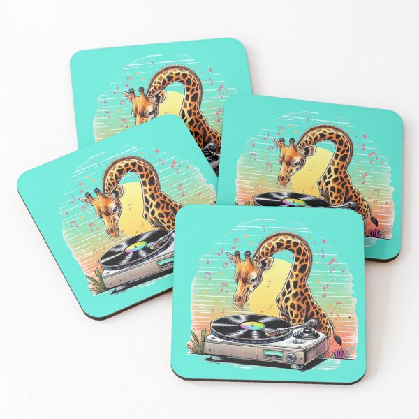 Item preview, DJ Giraffe designed and sold by Myra365Art.