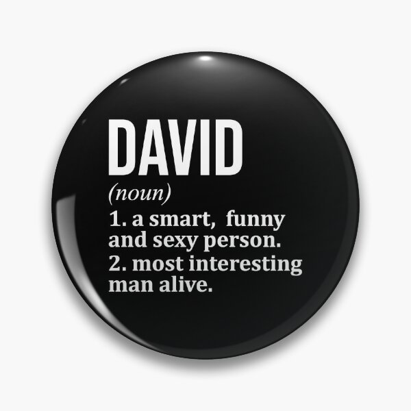 Item preview, David Name Definition designed and sold by XCIV.