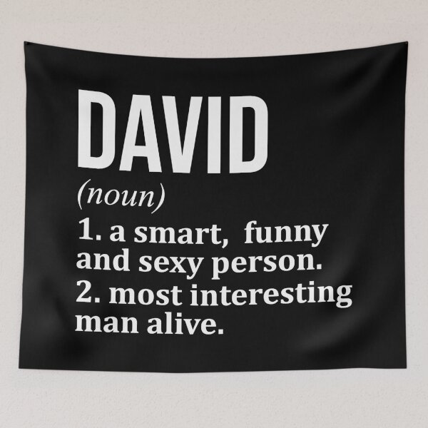 Item preview, David Name Definition designed and sold by XCIV.