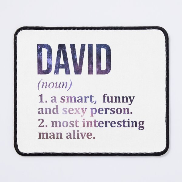 Item preview, David Name Definition designed and sold by XCIV.