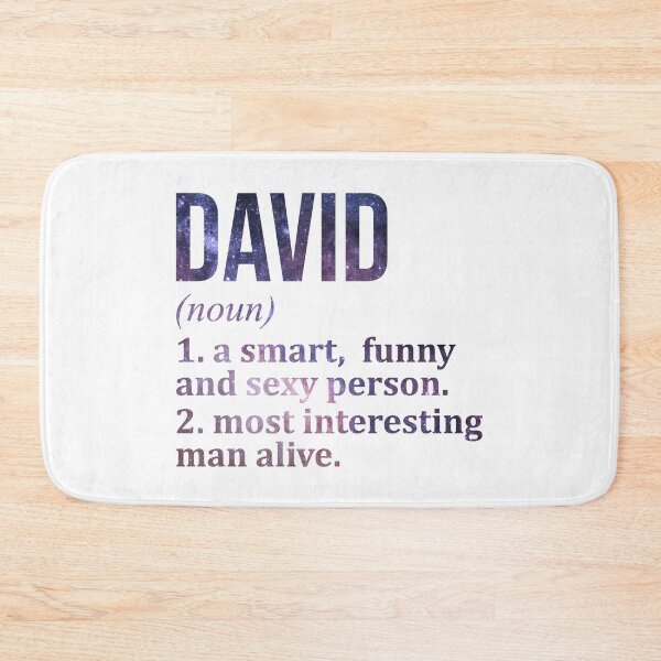 Item preview, David Name Definition designed and sold by XCIV.