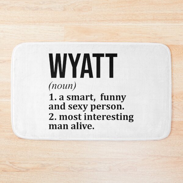 Item preview, Wyatt Name Definition designed and sold by XCIV.