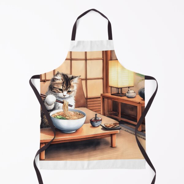 Item preview, Cat eating ramen.#8 designed and sold by ponggun.