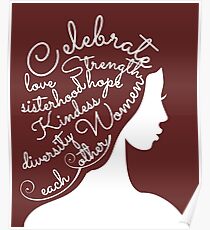 Celebrate Women, Diversity, Strength, and Sisterhood Poster