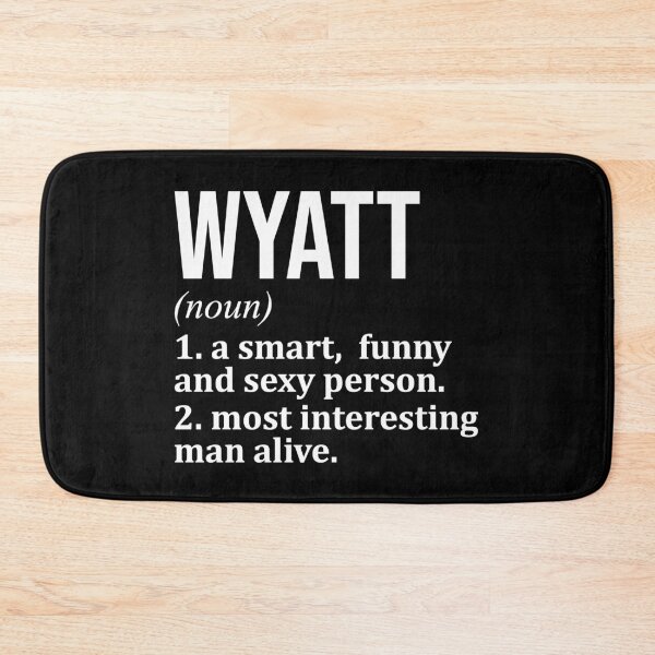 Item preview, Wyatt Name Definition designed and sold by XCIV.