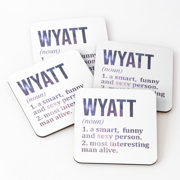 Item preview, Wyatt Name Definition designed and sold by XCIV.