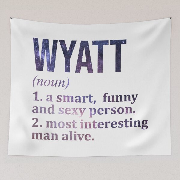 Item preview, Wyatt Name Definition designed and sold by XCIV.