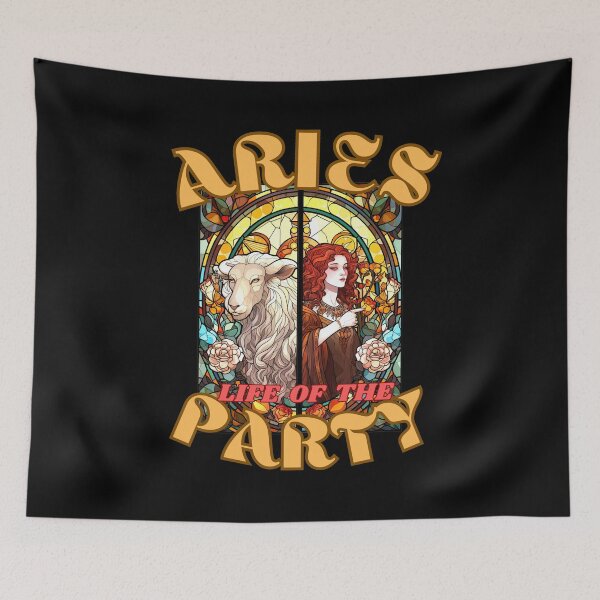 Item preview, Aries: Life Of The Party. aries astrology designed and sold by ZodiacWonders.