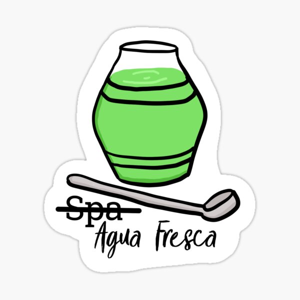 Agua Frescas Sticker for Sale by Jorge Losoya