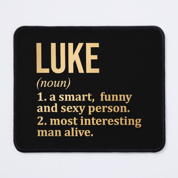 Item preview, Luke Name Definition in Gold designed and sold by XCIV.