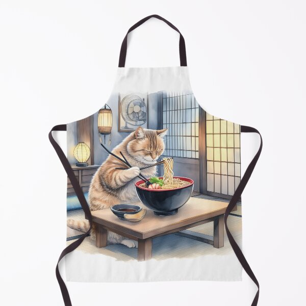Item preview, Cat eating ramen.#9 designed and sold by ponggun.