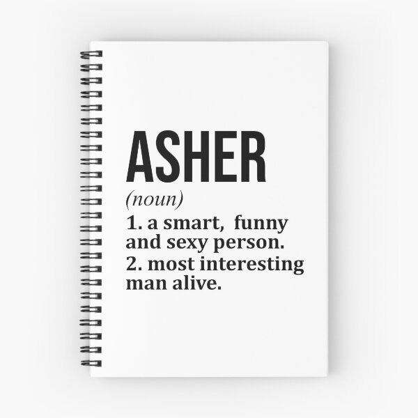 Item preview, Asher Name Definition designed and sold by XCIV.