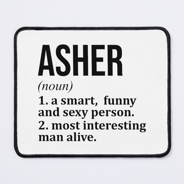 Item preview, Asher Name Definition designed and sold by XCIV.