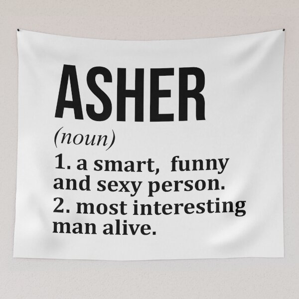 Item preview, Asher Name Definition designed and sold by XCIV.
