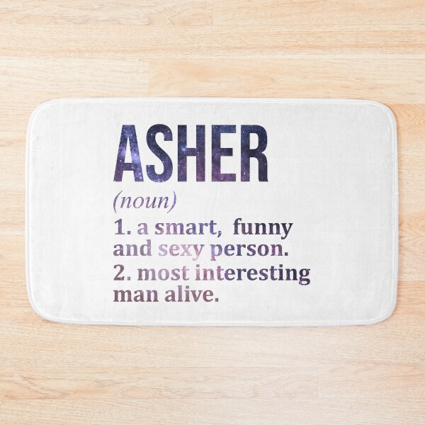 Item preview, Asher Name Definition designed and sold by XCIV.