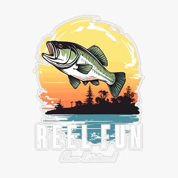Perch Fishing, Fish Jumps Sticker by sbachstroem