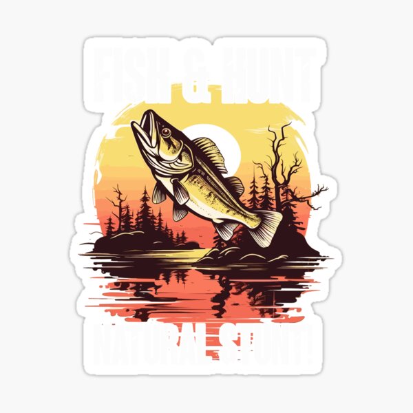Fish Jumps, Fish Fishing Sticker by sbachstroem