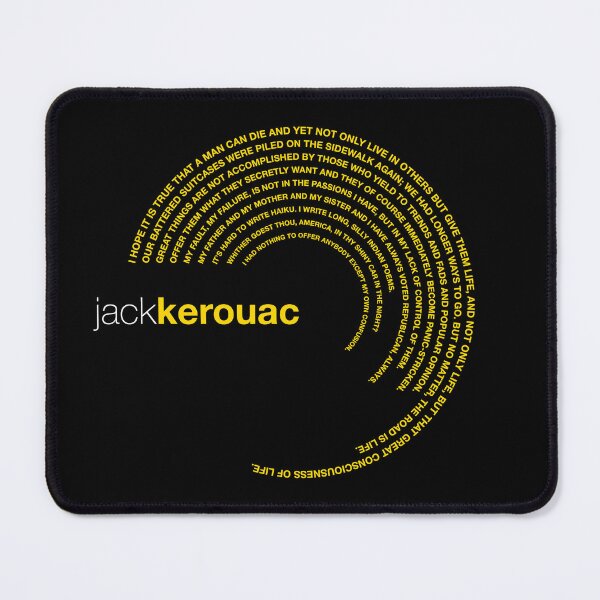 Item preview, Jack Kerouac famous quotes poster [gold] designed and sold by CMYKStudio.