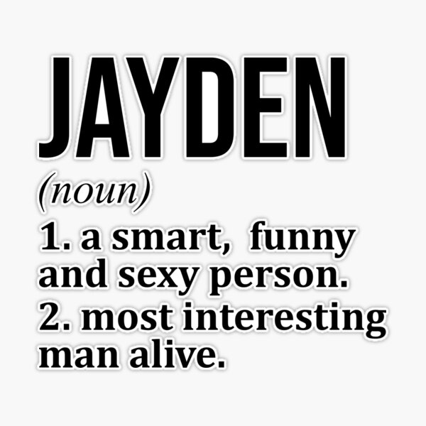 Urban Dictionary on X: @jadenhartfeld Jaden: Jadens are funny,  dirty-minded, kind, and the type of gu    / X