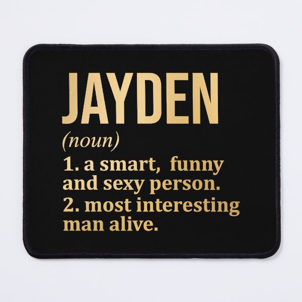 Item preview, Jayden Name Definition in Gold designed and sold by XCIV.