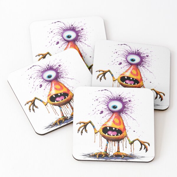 Item preview, Funny little colorful monster. designed and sold by popa-che.