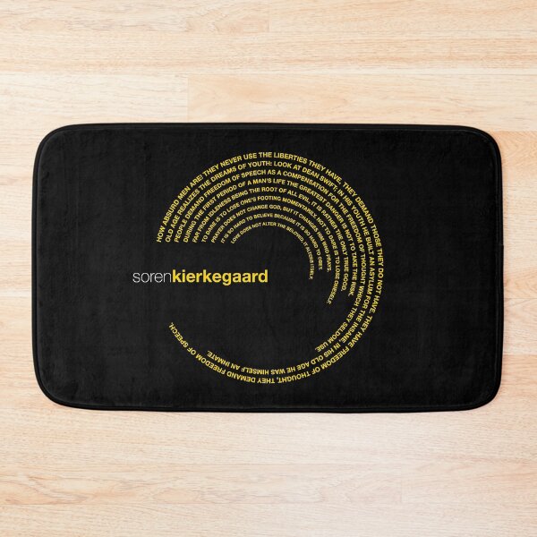 Item preview, Soren Kierkegaard famous quotes poster [gold] designed and sold by CMYKStudio.