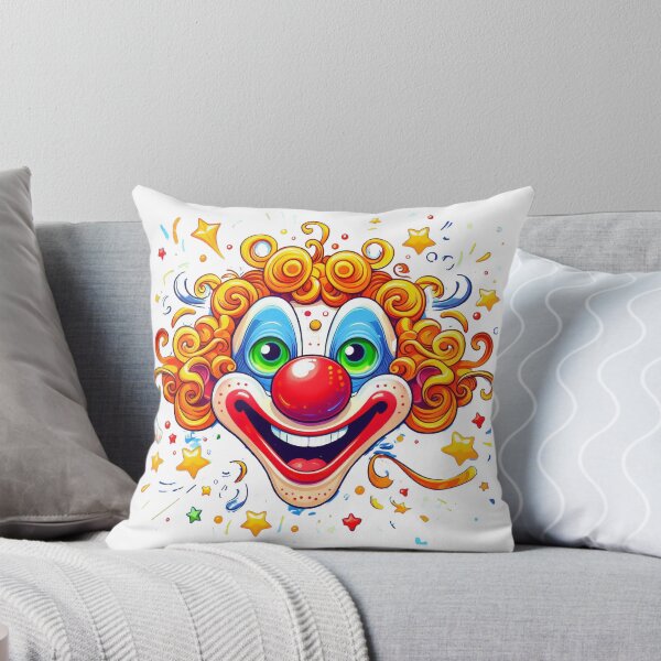 Item preview, Illustration clown head for a children's holiday designed and sold by architecturephd.