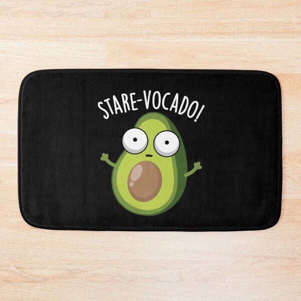 Item preview, Stare-vocado Funny Avocado Puns (Dark BG) designed and sold by punnybone.