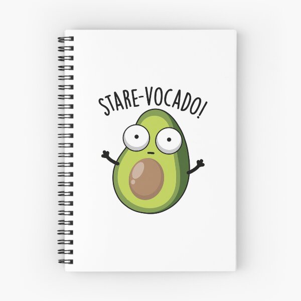 Item preview, Stare-vocado Funny Avocado Puns designed and sold by punnybone.