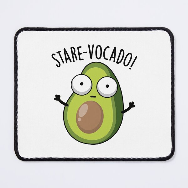 Item preview, Stare-vocado Funny Avocado Puns designed and sold by punnybone.