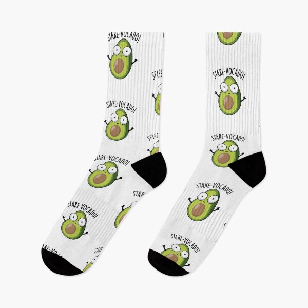 Item preview, Stare-vocado Funny Avocado Puns designed and sold by punnybone.