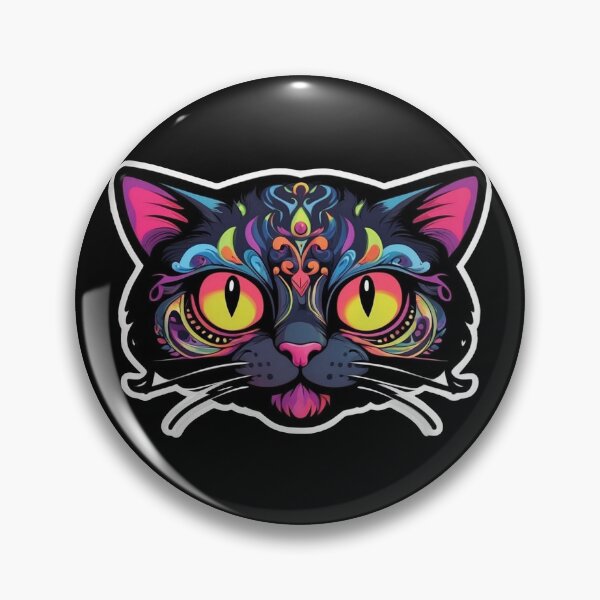 Item preview, Graffiti Abstract Neon Cat designed and sold by Desfix.