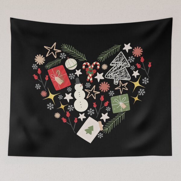 Item preview, Christmas Doodles Cute Vintage designed and sold by SunfullyYours.