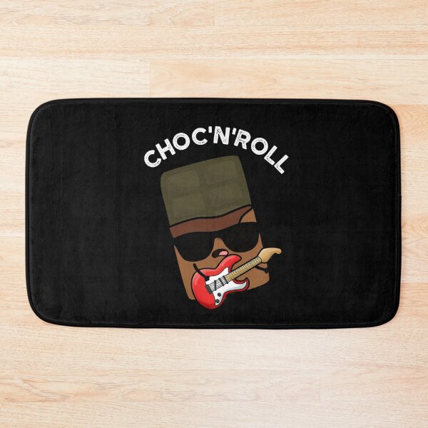 Item preview, choc And Roll Funny Food Puns  (Dark BG) designed and sold by punnybone.