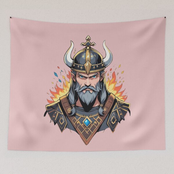 Item preview, Anime Viking Man, Vikings, Warrior designed and sold by Bilisik.