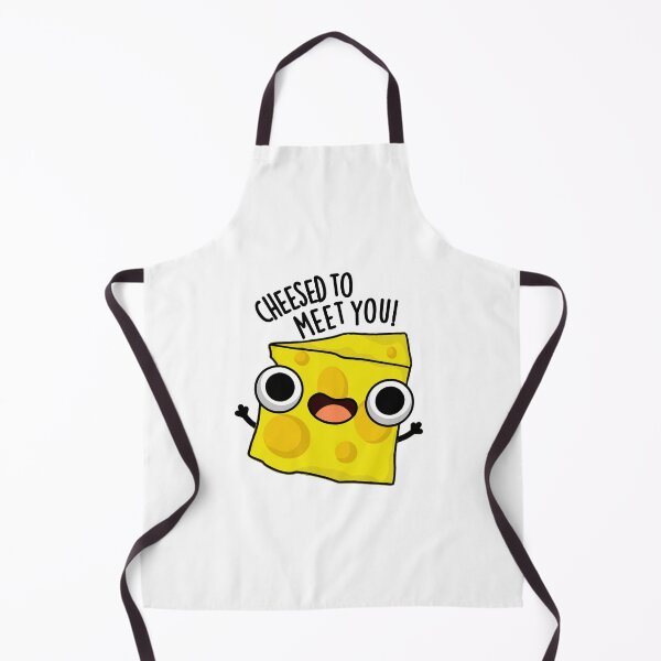 Item preview, Cheese To Meet You Funny Food Puns designed and sold by punnybone.