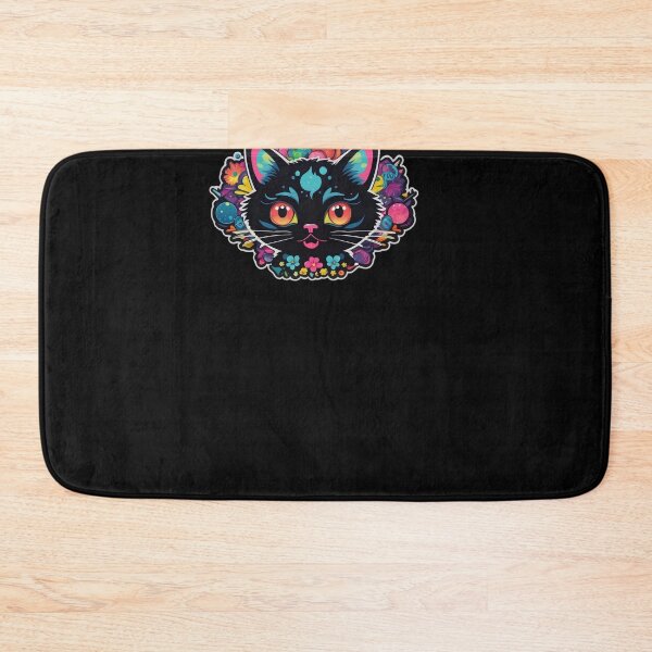 Item preview, Kawaii Graffiti Abstract Neon Cat designed and sold by Desfix.