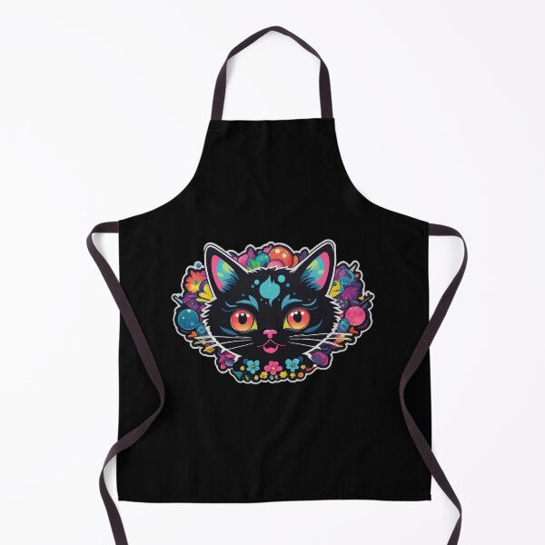 Item preview, Kawaii Graffiti Abstract Neon Cat designed and sold by Desfix.