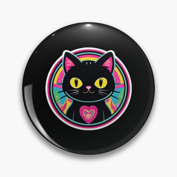 Item preview, Kawaii Graffiti Abstract Neon Cat designed and sold by Desfix.