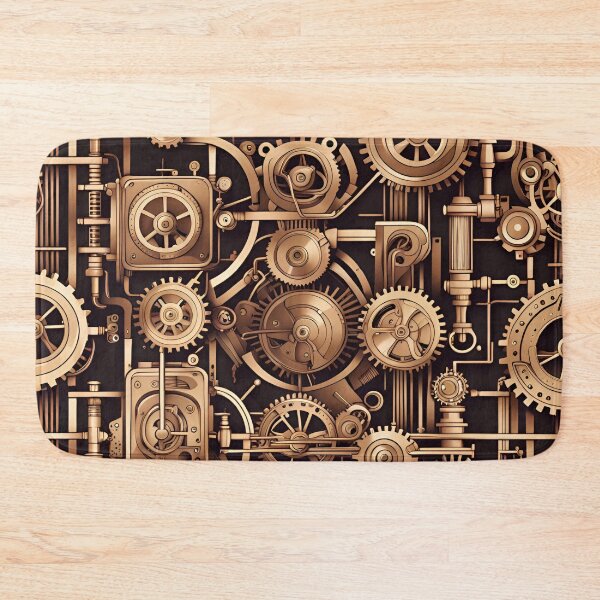 Item preview, Steampunk Industrial Pattern designed and sold by ARichArts.