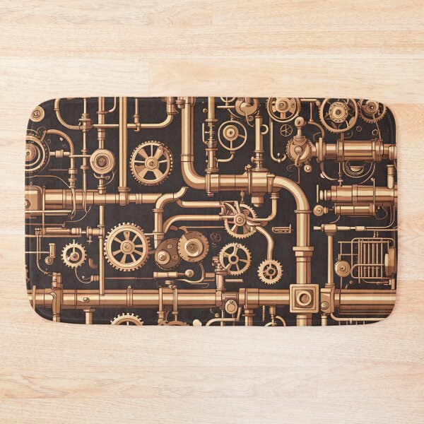 Item preview, Steampunk Industrial Pattern designed and sold by ARichArts.
