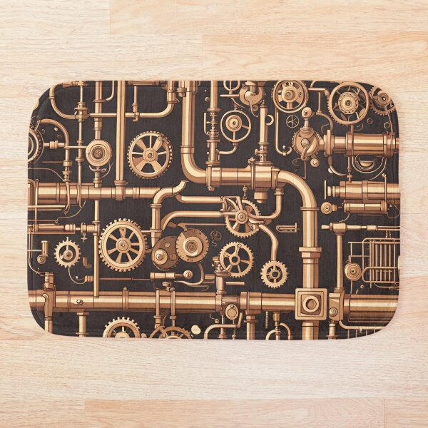 Item preview, Steampunk Industrial Pattern designed and sold by ARichArts.