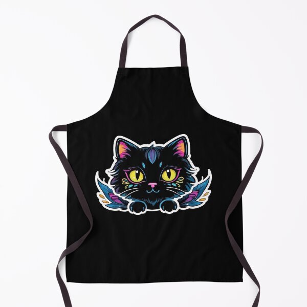 Item preview, Kawaii Graffiti Abstract Neon Cat designed and sold by Desfix.