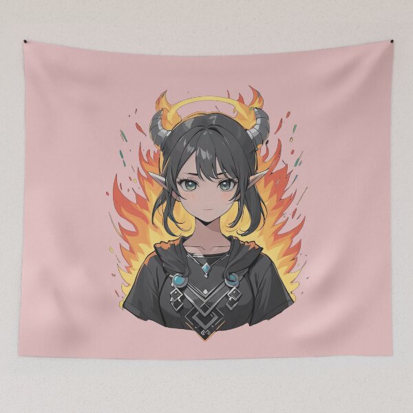 Item preview, Beautiful Anime Satyr Girl, Satyr Anime Theme designed and sold by Bilisik.