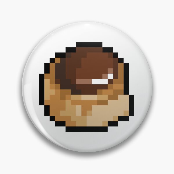 Item preview, Chocolate Cream Puff Pixel Art designed and sold by Ishisoft.