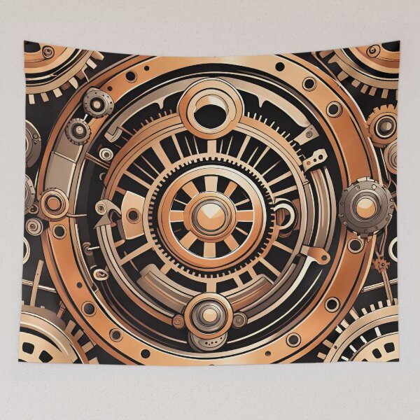 Item preview, Steampunk Industrial Pattern designed and sold by ARichArts.