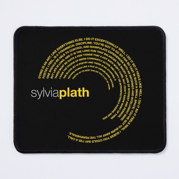 Item preview, Sylvia Plath famous quotes poster [gold] designed and sold by CMYKStudio.
