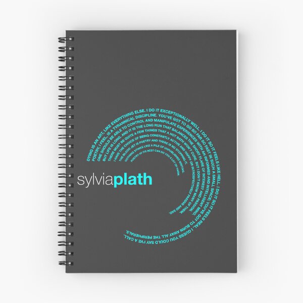 Item preview, Sylvia Plath famous quotes poster [aqua] designed and sold by CMYKStudio.