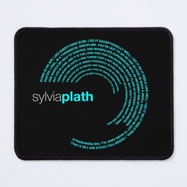 Item preview, Sylvia Plath famous quotes poster [aqua] designed and sold by CMYKStudio.