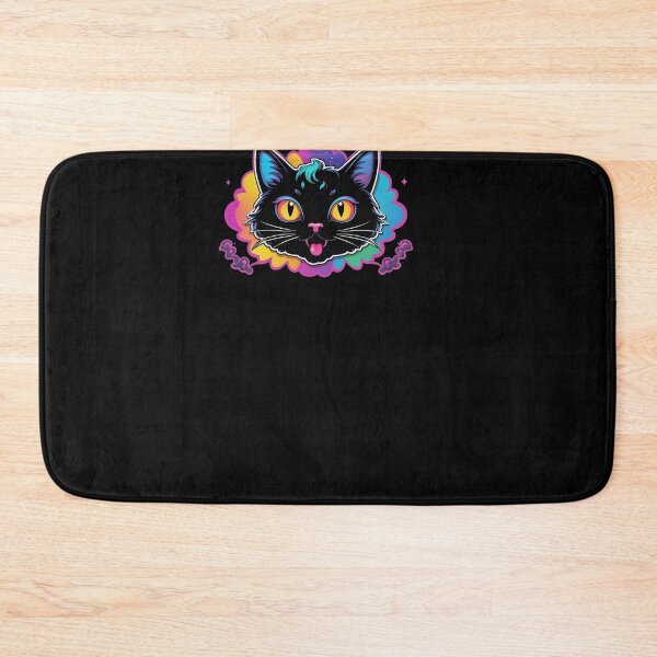 Item preview, Kawaii Graffiti Abstract Neon Cat designed and sold by Desfix.
